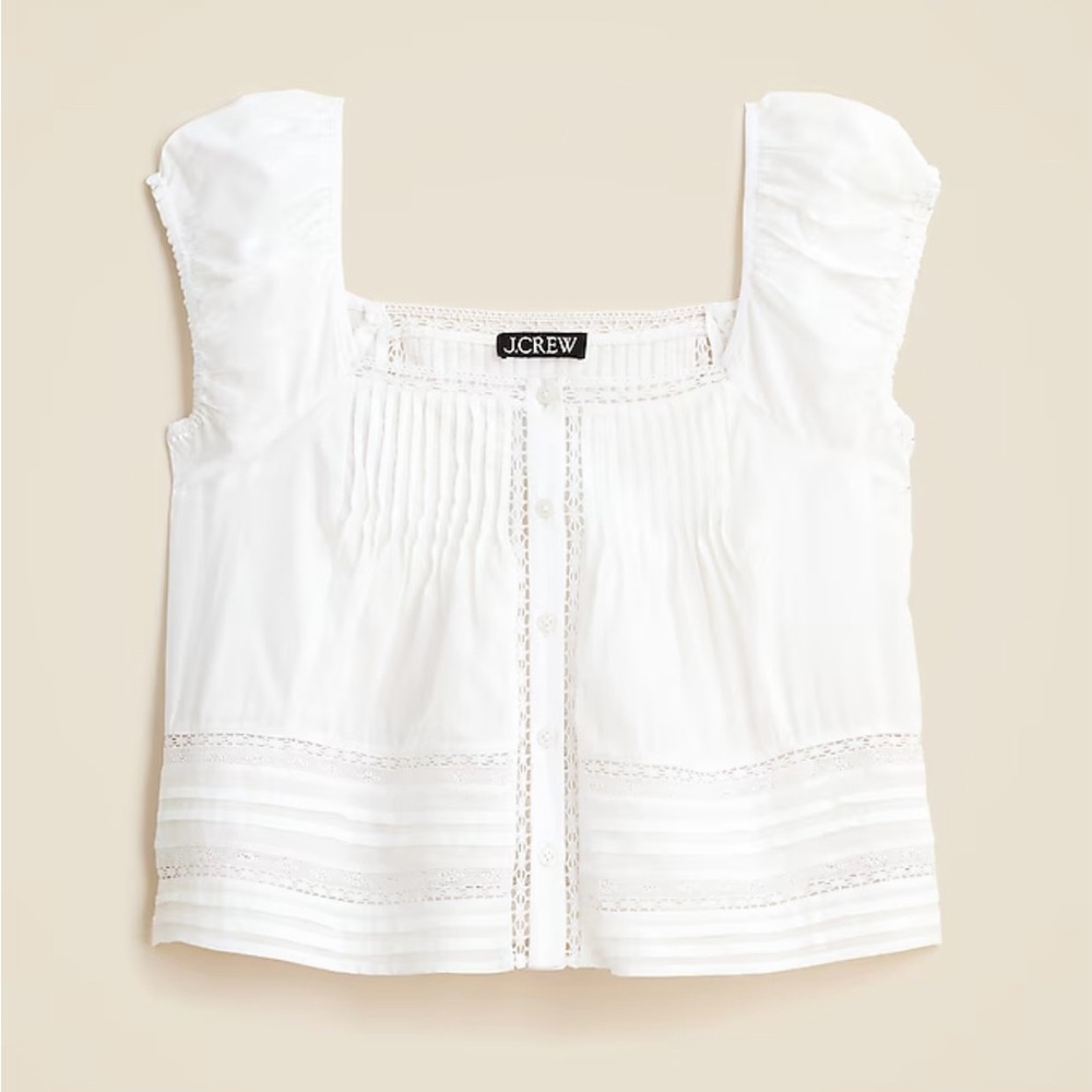 J.Crew Cap-sleeve Top